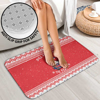 Norway Christmas Bathroom Set Lovely Nordic Gnome - Wonder Print Shop