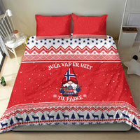 Norway Christmas Bedding Set Lovely Nordic Gnome - Wonder Print Shop