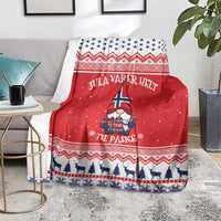 Norway Christmas Blanket Lovely Nordic Gnome - Wonder Print Shop