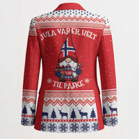 Norway Christmas Blazer Lovely Nordic Gnome - Wonder Print Shop