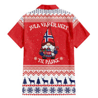 Norway Christmas Family Matching Mermaid Dress and Hawaiian Shirt Lovely Nordic Gnome - Wonder Print Shop