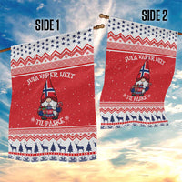 Norway Christmas Garden Flag Lovely Nordic Gnome - Wonder Print Shop