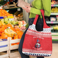 Norway Christmas Grocery Bag Lovely Nordic Gnome - Wonder Print Shop