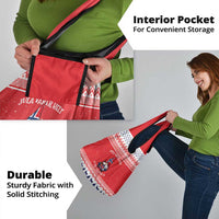 Norway Christmas Grocery Bag Lovely Nordic Gnome - Wonder Print Shop