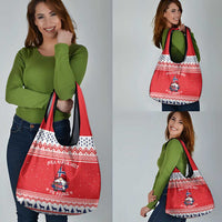 Norway Christmas Grocery Bag Lovely Nordic Gnome - Wonder Print Shop