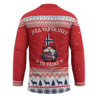 Norway Christmas Hockey Jersey Lovely Nordic Gnome - Wonder Print Shop