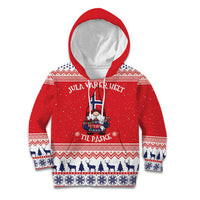 Norway Christmas Kid Hoodie Lovely Nordic Gnome - Wonder Print Shop