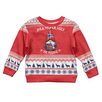 Norway Christmas Kid Ugly Christmas Sweater Lovely Nordic Gnome - Wonder Print Shop
