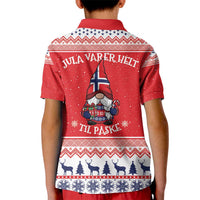 Norway Christmas Kid Polo Shirt Lovely Nordic Gnome - Wonder Print Shop