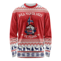 Norway Christmas Long Sleeve Shirt Lovely Nordic Gnome - Wonder Print Shop