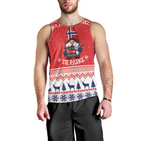 Norway Christmas Men Tank Top Lovely Nordic Gnome - Wonder Print Shop