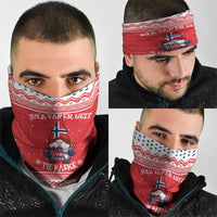 Norway Christmas Neck Gaiter Lovely Nordic Gnome - Wonder Print Shop