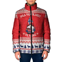 Norway Christmas Padded Jacket Lovely Nordic Gnome - Wonder Print Shop
