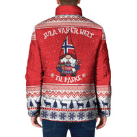 Norway Christmas Padded Jacket Lovely Nordic Gnome - Wonder Print Shop