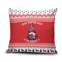 Norway Christmas Pillow Cover Lovely Nordic Gnome - Wonder Print Shop