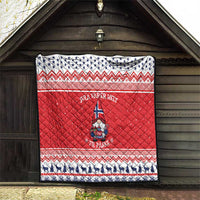 Norway Christmas Quilt Lovely Nordic Gnome - Wonder Print Shop