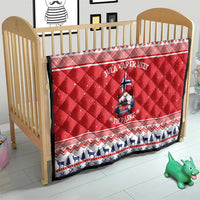 Norway Christmas Quilt Lovely Nordic Gnome - Wonder Print Shop