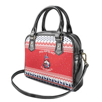 Norway Christmas Shoulder Handbag Lovely Nordic Gnome - Wonder Print Shop