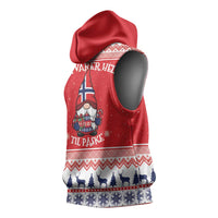 Norway Christmas Sleeveless Hoodie Lovely Nordic Gnome - Wonder Print Shop