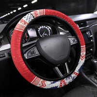Norway Christmas Steering Wheel Cover Lovely Nordic Gnome - Wonder Print Shop