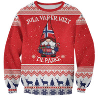 Norway Christmas Sweatshirt Lovely Nordic Gnome - Wonder Print Shop