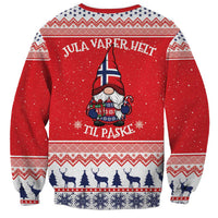 Norway Christmas Sweatshirt Lovely Nordic Gnome - Wonder Print Shop