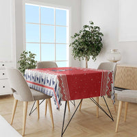 Norway Christmas Tablecloth Lovely Nordic Gnome - Wonder Print Shop