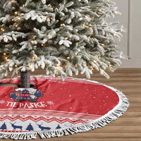 Norway Christmas Tree Skirt Lovely Nordic Gnome - Wonder Print Shop
