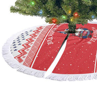 Norway Christmas Tree Skirt Lovely Nordic Gnome - Wonder Print Shop