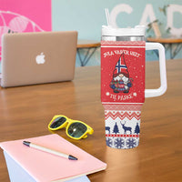Norway Christmas Tumbler With Handle Lovely Nordic Gnome - Wonder Print Shop
