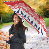 Norway Christmas Umbrella Lovely Nordic Gnome - Wonder Print Shop