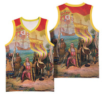 Spain National Day Basketball Jersey Christopher Columbus Discovery 1492