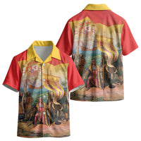 Spain National Day Kid Hawaiian Shirt Christopher Columbus Discovery 1492