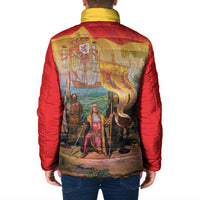 Spain National Day Padded Jacket Christopher Columbus Discovery 1492
