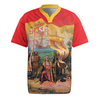Spain National Day Rugby Jersey Christopher Columbus Discovery 1492