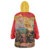 Spain National Day Wearable Blanket Hoodie Christopher Columbus Discovery 1492
