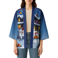 Halloween Christmas Kimono Funny Ghost Santa Christmas