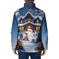 Halloween Christmas Padded Jacket Funny Ghost Santa Christmas