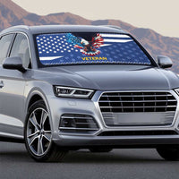 US Navy 250th Anniversary Veteran Auto Sun Shade - Wonder Print Shop