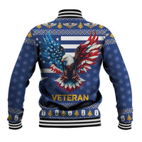 US Navy 250th Anniversary Veteran Baseball Jacket - Wonder Print Shop