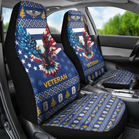 US Navy 250th Anniversary Veteran Car Seat Cover - Wonder Print Shop