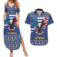 US Navy 250th Anniversary Veteran Couples Matching Summer Maxi Dress and Hawaiian Shirt - Wonder Print Shop