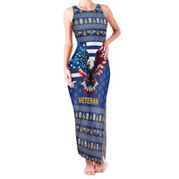 US Navy 250th Anniversary Veteran Family Matching Tank Maxi Dress and Hawaiian Shirt - Wonder Print Shop