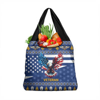 US Navy 250th Anniversary Veteran Grocery Bag - Wonder Print Shop