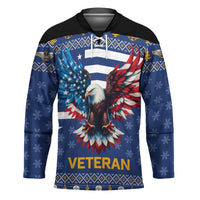 US Navy 250th Anniversary Veteran Hockey Jersey - Wonder Print Shop