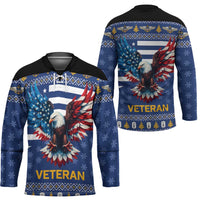 US Navy 250th Anniversary Veteran Hockey Jersey - Wonder Print Shop
