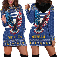 US Navy 250th Anniversary Veteran Hoodie Dress - Wonder Print Shop