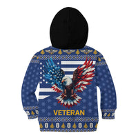 US Navy 250th Anniversary Veteran Kid Hoodie - Wonder Print Shop