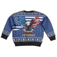 US Navy 250th Anniversary Veteran Kid Ugly Christmas Sweater - Wonder Print Shop