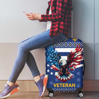 US Navy 250th Anniversary Veteran Luggage Cover - Wonder Print Shop